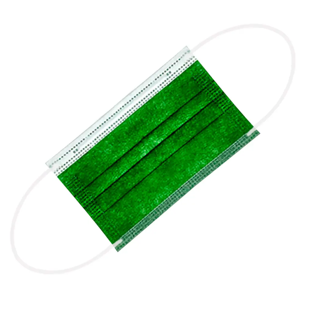 [BF232] Masque chirurgical à usage unique type II - Couleur vert
