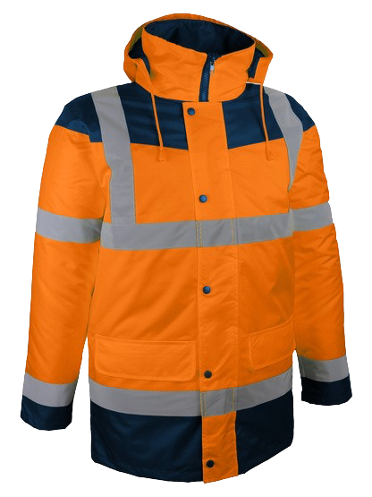 PIAMO - PARKA HAUTE VISIBILITÉ ORANGE 280G 4X1