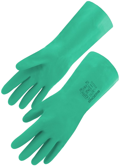 [NIT1538-S] GANT NITRILE SANS SUPPORT. LONG 330 MM.EPAISSEUR 0.38 MM. TYPE A: AJKLMNO (S)