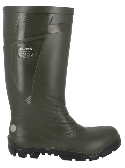 BOTTE DE SÉCURITÉ. TIGE: PVC ET NITRILE.DOUBLURE: VISCOSE