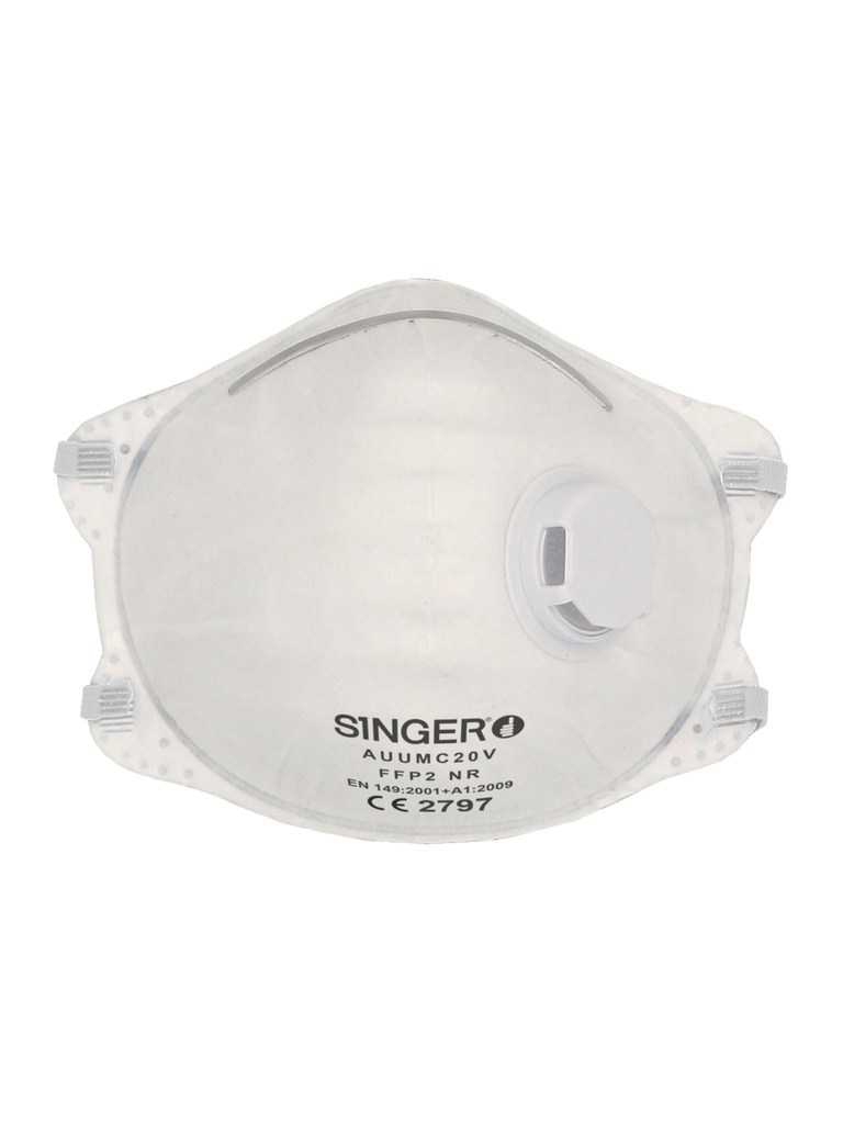 10 MASQUES FFP2 COQUE A VALVE