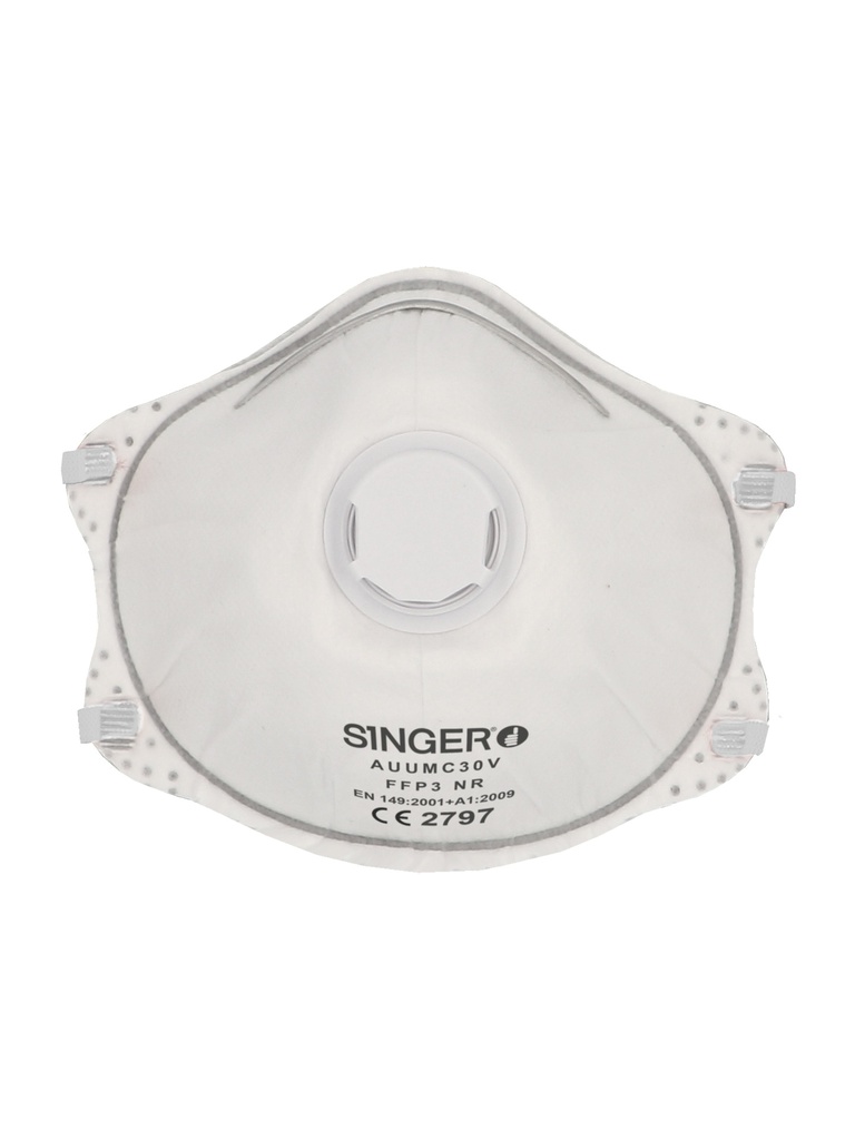 10 MASQUES FFP3 COQUE A VALVE