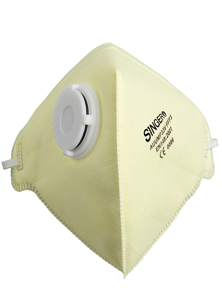 [AUUMP33V] 20 MASQUES PLIABLES FFP3 VALVE