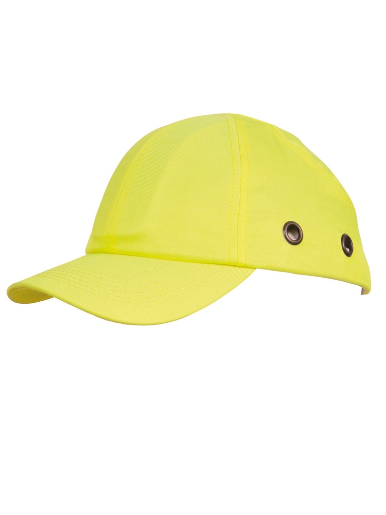 CASQUETTE ANTIHEURT JAUNE FLUO