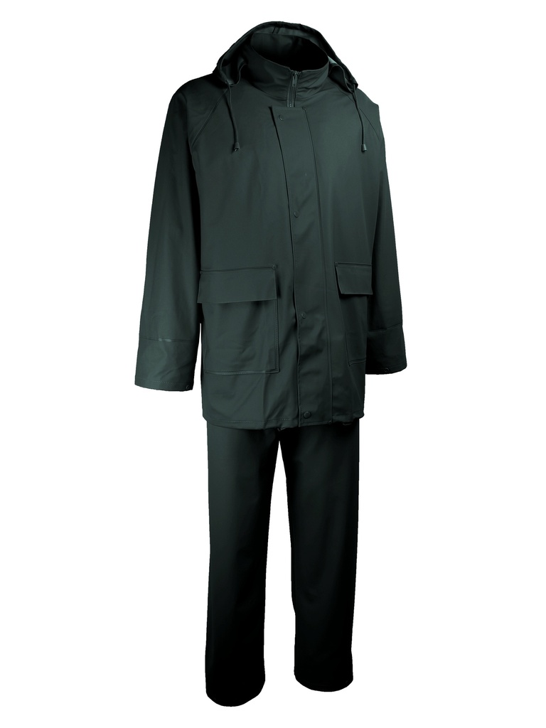 ENS PLUIE PU VERT S A 4XL