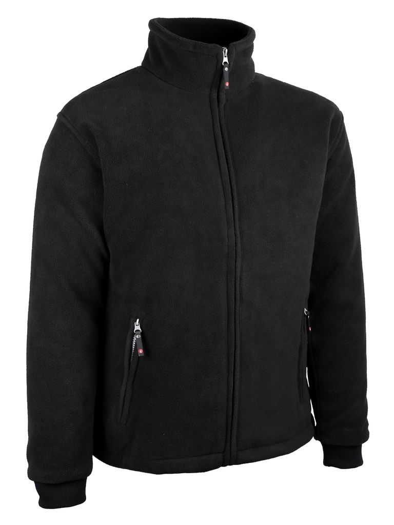 VESTE POLAIRE NOIRE 2XS-4XL (XXS)