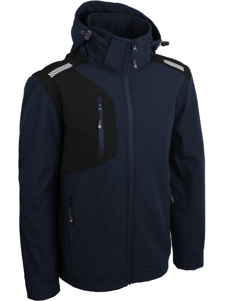 VESTE SOFTSHELL MARINE - VINTAM
