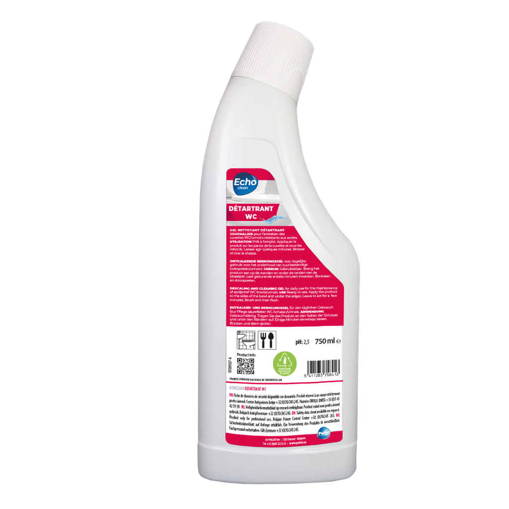 Gel détartrant journalier économique - ECHOCLEAN DETARTRANT WC