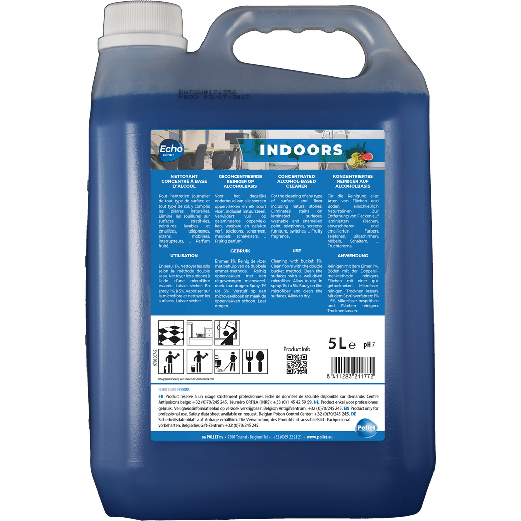 Nettoyant toutes surfaces économique - ECHOCLEAN INDOORS