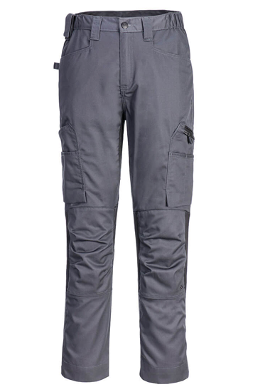 [CD881-28] Pantalon de travail éco-conçu WX2 stretch Gris Métal (28UK/36FR)
