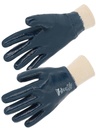GANT NITRILE TOUT ENDUIT. ENDUCTION LOURDE. POIGNET TRICOT.