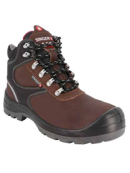 CHAUSSURES ASTRO HAUTES SINGER CUIR FLEUR. S3L FO SR