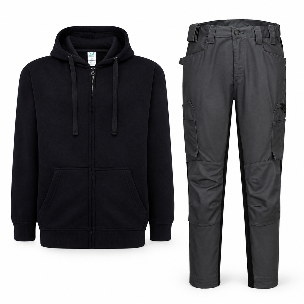 Pantalon de travail éco-conçu WX2 stretch + HOODED SWEATSHIRT UNISEX