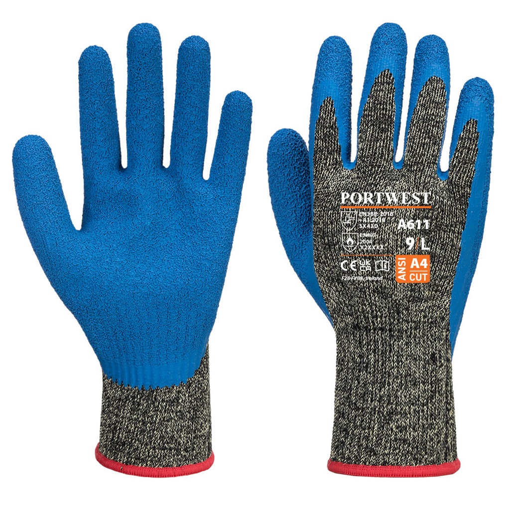 [A611S] GANT ANTICOUPURES ARAMIDE LATEX HR (S)