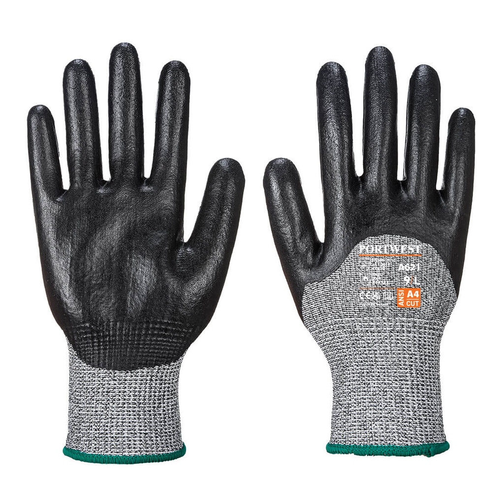 [A621S] GANT MOUSSE NITRILE ANTICOUPURE, ENDUIT 3/4 (S)