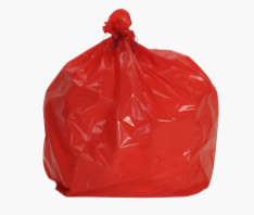 Sac poubelle 30 BD STD rouge 25 µ