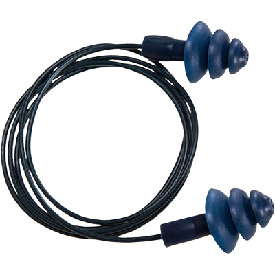 Bouchon d'oreille TPR détectable avec cordon 