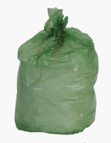 [HD030VS002] Sac poubelle 30 HD STD soudure étoile vert 11 µ