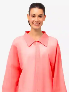 [BP35-R-L] Blouse polypropylène à scratch rouge 35gr  (L)