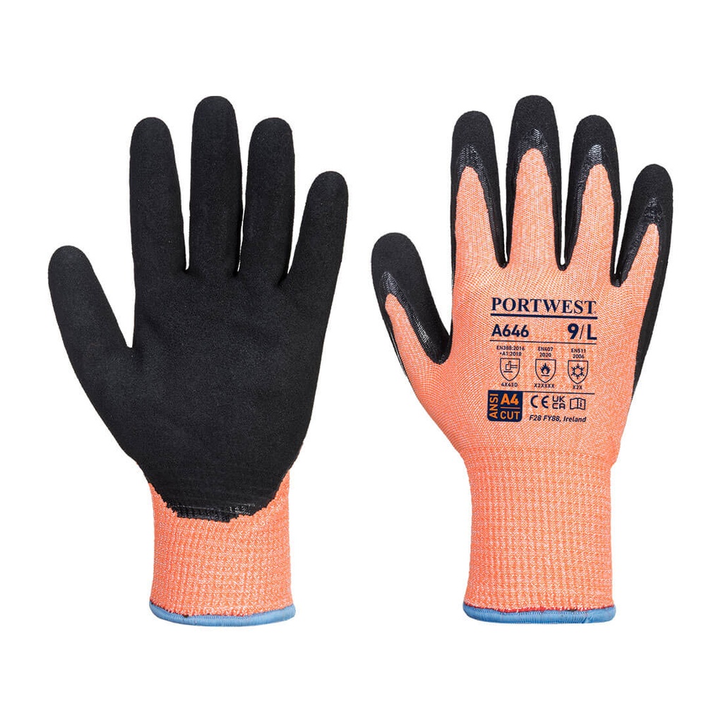 [A646-S] GANT NITRILE VIS-TEX WINTER CUT D13 (S)