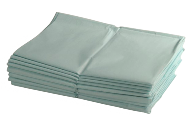 [BV4881-502] Champs stériles non-tissé/PE, non troué, bleu, sans adhésif 75 cm x 45 cm