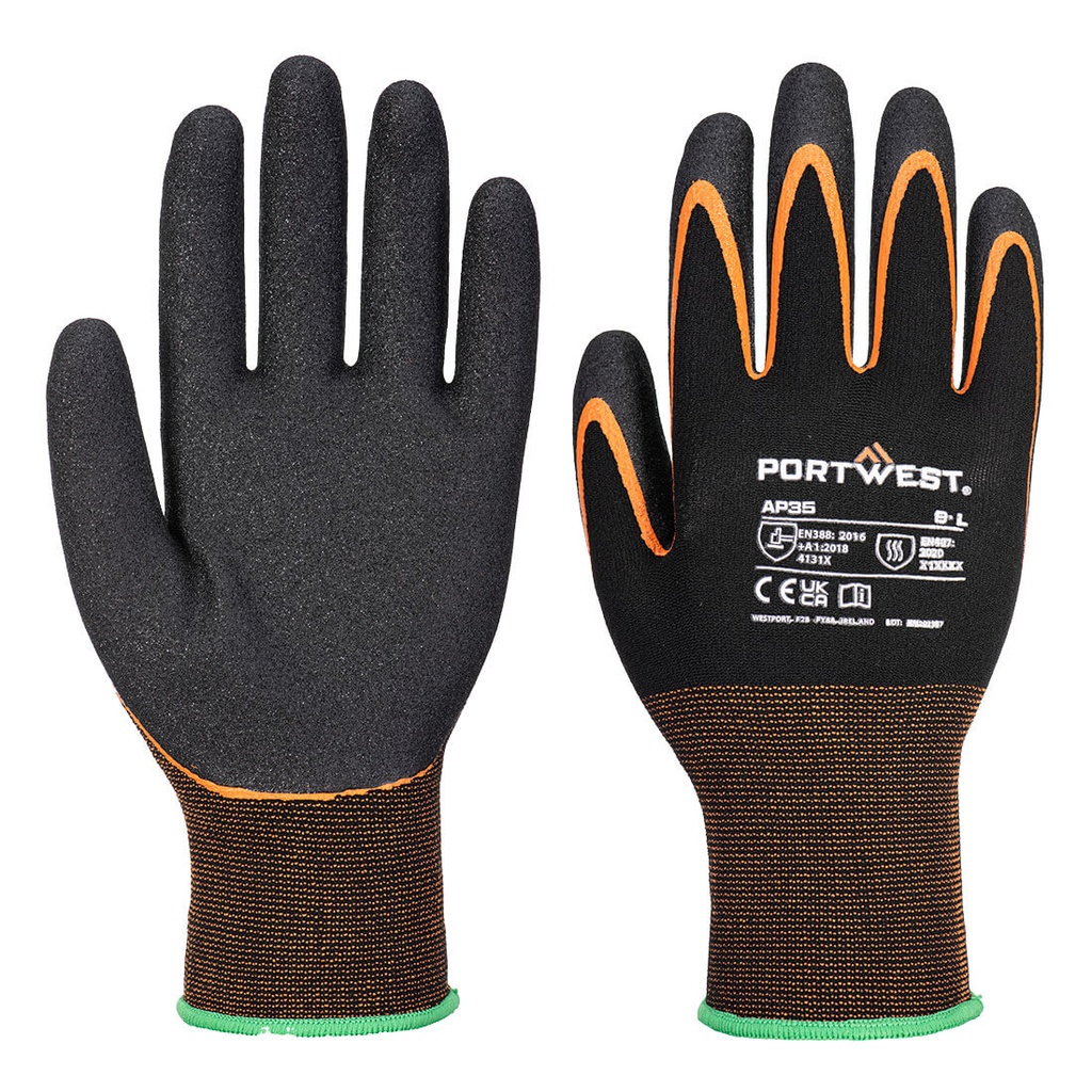[AP35-S] GANT GRIP 15 NITRILE DOUBLE PAUME (S)