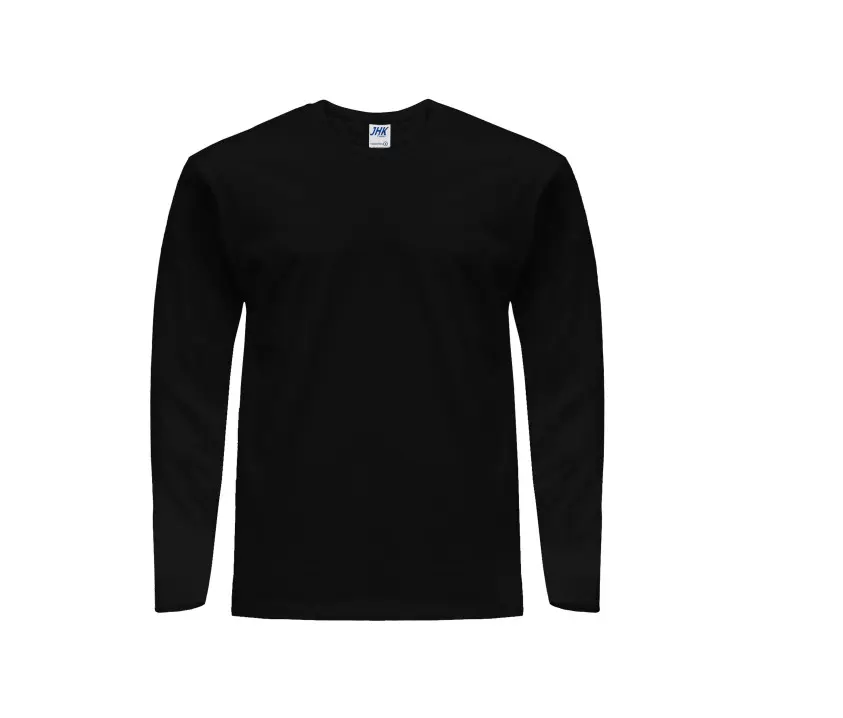 [JK175 - S - N] Tee-shirt manches longues  (S, Noir)