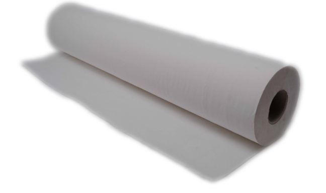 Draps d'examen double épaisseur blanc 150 formats 38 cm x 50 cm rouleau