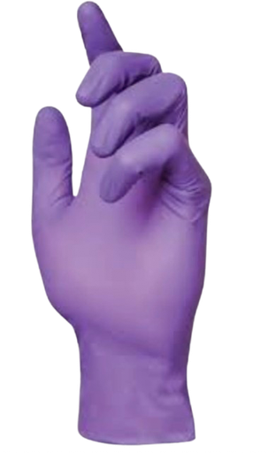 Gant nitrile à usage unique - violet 