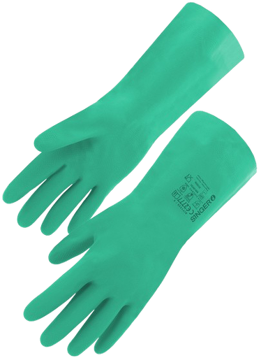 GANT NITRILE SANS SUPPORT. LONG 330 MM.EPAISSEUR 0.38 MM. TYPE A: AJKLMNO