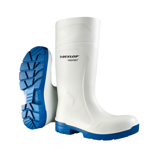 CA61131 Purofort Foodpro MultiGrip safety blanc/bleu - Dunlop