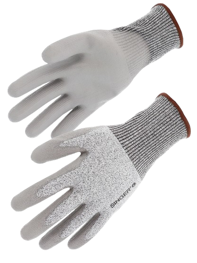 GANT PEHD. COUPURE C. PAUME ENDUITE PU.JAUGE 13.