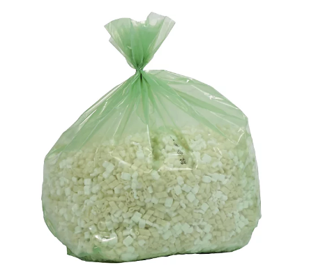 [BD110VR037] Sac poubelle 110 BD vert translucide sans lien 30 µ