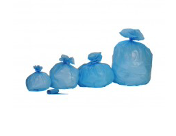 [HD030BS007] Sac poubelle 30 HD STD soudure étoile bleu 11 µ