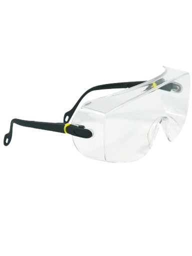 [EVA07] SURLUNETTES À BRANCHES RÉGLABLES. OCULAIRE PIVOTANT INCOLORE